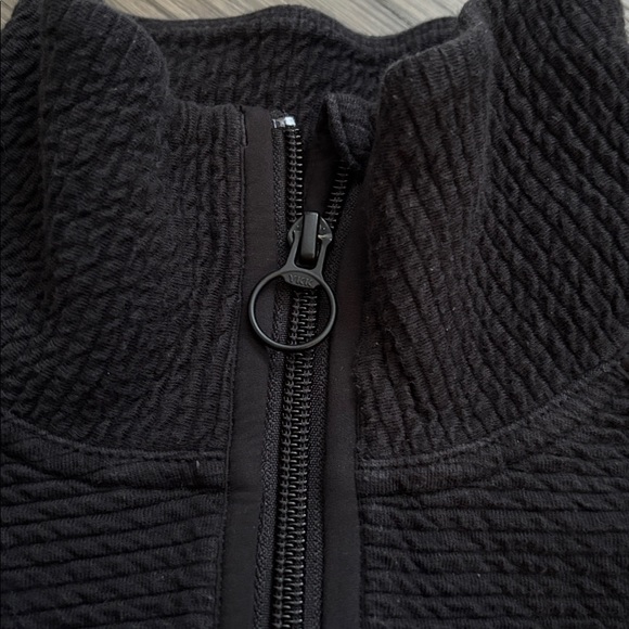 Lululemon | On Repeat High-Collared Long Full-Zip Jacket in Black Size 6 - Picture 8 of 15